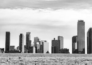City Architecture - Stunning black and white New York City skyline f #11248213