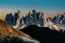 Mountain Landscapes - Breathtaking view of the sharp peaks of the Dolo #12366045