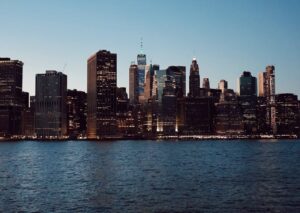 City Architecture - Captivating view of the New York City skyline wi #20847299