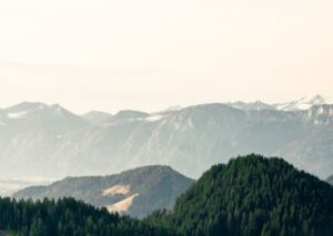 Mountain Landscapes - Breathtaking view of a tranquil alpine landscape #31871479