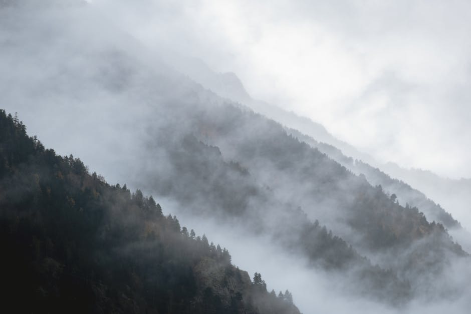 Mountain Landscapes - A breathtaking misty morning in the Pyrenees, sh #33742547