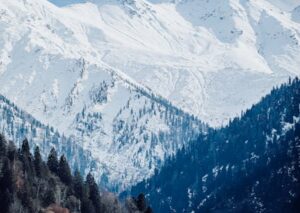 Mountain Landscapes - Breathtaking view of snow-capped mountains and f #35545095