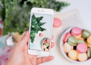 Food Aesthetics - Bright and colorful macarons captured through a #5564393